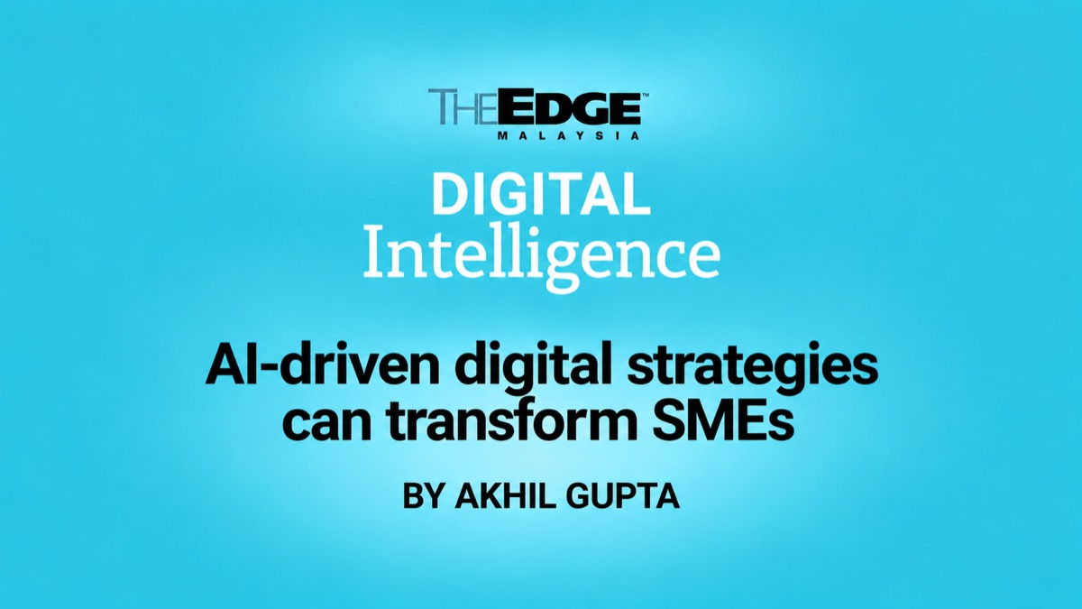 Digital Intelligence: AI-driven digital strategies can transform SMEs